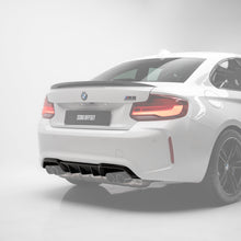 Load image into Gallery viewer, M Performance Style Carbon Fiber Rear Diffuser Pre-Pregged Dry Carbon Fiber for BMW M2 F87 2016-2021
