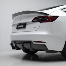 Load image into Gallery viewer, Vorsteiner Style Rear Diffuser (Carbon Fibre) for Tesla Model 3 19-23
