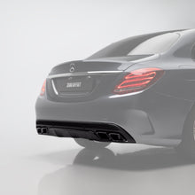 Load image into Gallery viewer, AMG Style Rear Diffuser &amp; Exhaust Tips for Mercedes-Benz C Class W205 Sedan / S205 Wagon 2015-2018
