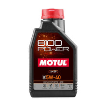 Load image into Gallery viewer, Motul 8100 Power 5W-40 100% Synthetic - ESTER
