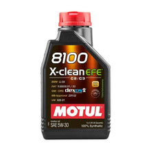 Load image into Gallery viewer, Motul 8100 X-clean EFE 5W-30 Synthetic Oil
