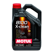 Load image into Gallery viewer, Motul 8100 X-clean 5W-40 Synthetic Oil
