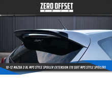 Load image into Gallery viewer, MP Spoiler Extension Gurney Flap for Mazda 3 BL (Suits MPS Spoiler) 2010-2012
