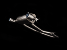 Load image into Gallery viewer, Toyota Supra (2019-2025) A90 Akrapovic Slip-On Line (Titanium)

