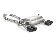 Load image into Gallery viewer, BMW M3 (2014-2015) F80 Akrapovic Slip-On Line (Titanium) with Titanium/Carbon Tail Pipes
