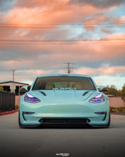 Load image into Gallery viewer, Tesla Model 3 Pre Pregged Carbon Fiber Front Lip V2 2019-2023
