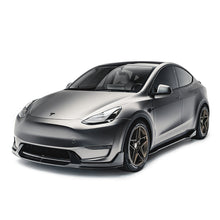 Load image into Gallery viewer, Tesla Model Y V2 Carbon Fiber Front Lip 2022-2024
