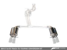 Load image into Gallery viewer, Audi S4 (2007-2009) B8 AWE Tuning Touring Edition Exhaust and Downpipe System
