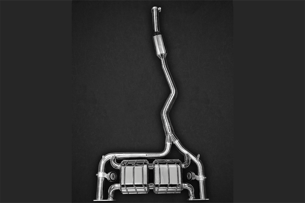 BMW 428i (ALL YEARS) BMW 428i - Valved Exhaust System with Mid-Silencer, and Skirt 02BM02103003