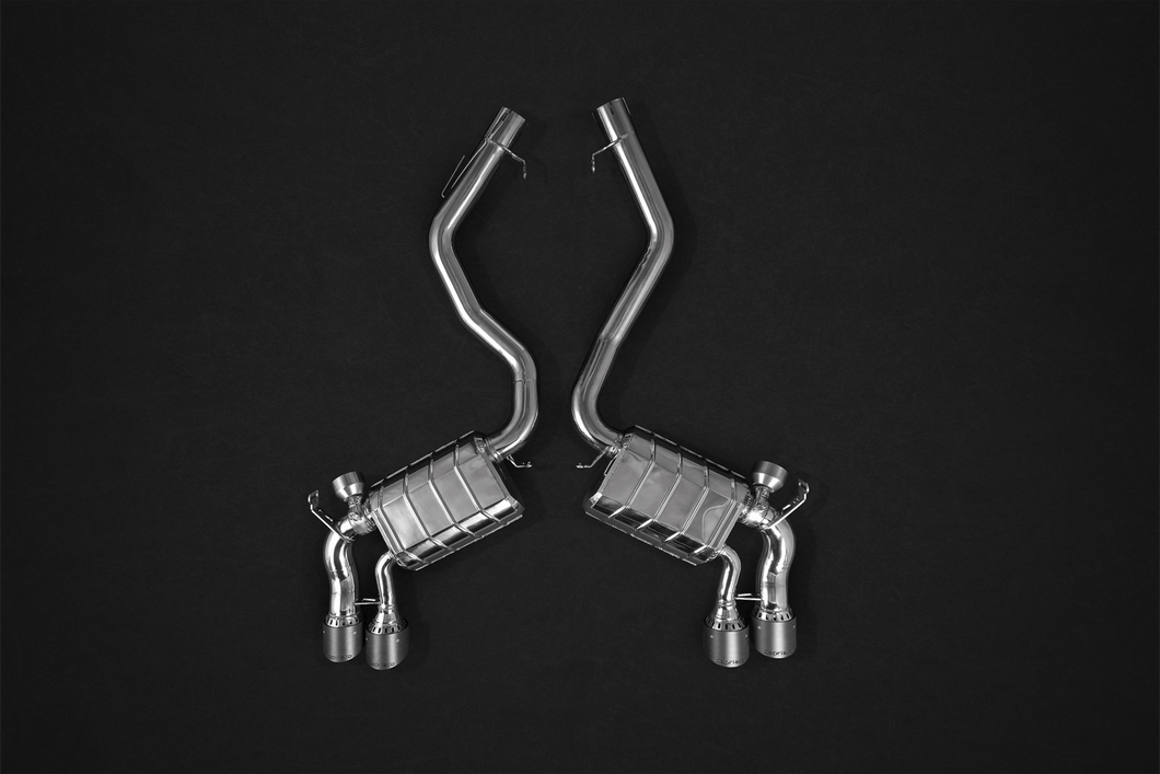 BMW X5M (F15) BMW X5M (F15) (2013) & X6M (2014) - Valved Exhaust System & Mid-Pipes with Carbon Fiber Tips 02BM10203001