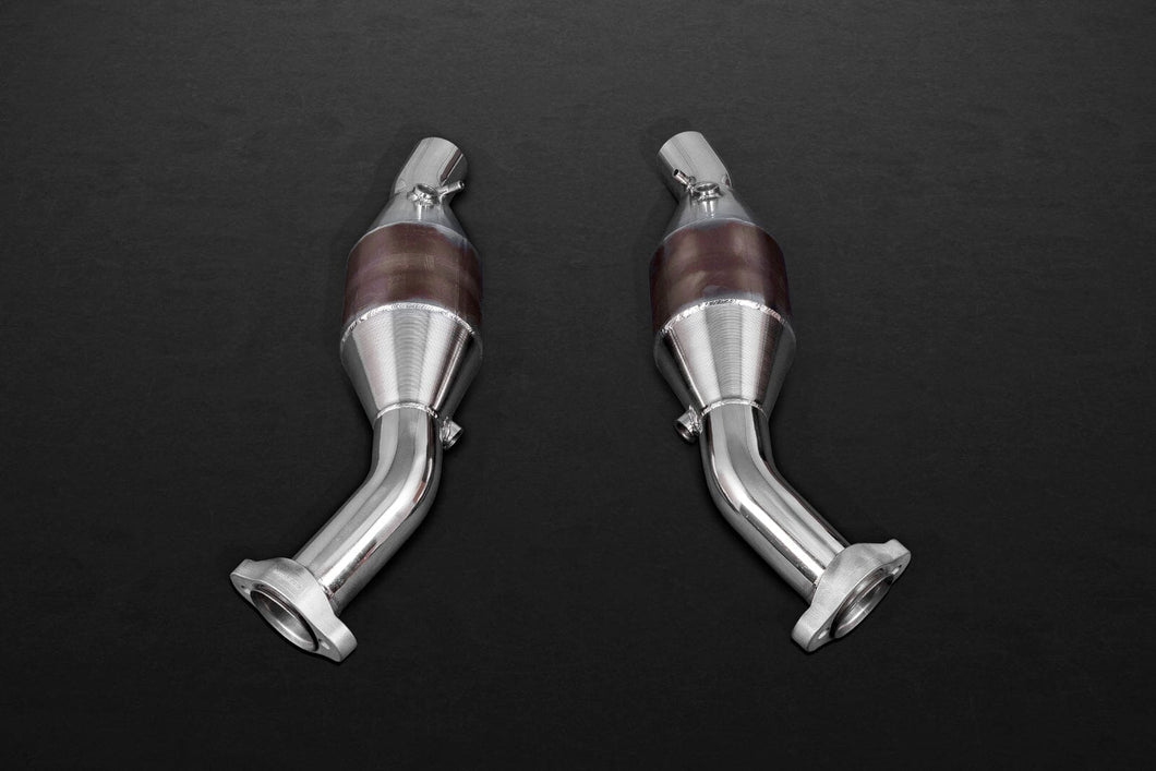 Ferrari 360 (ALL YEARS) Capristo Catalytic Converters (250 Cell) Without Heat Protection