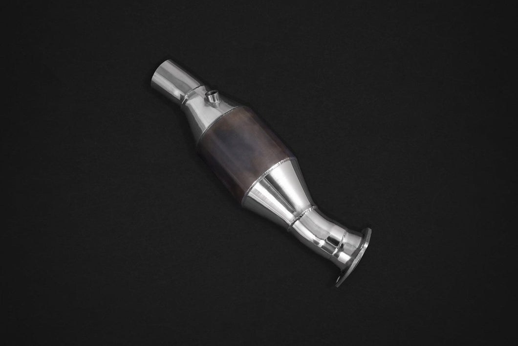 Ferrari F430 (2005-2010) Capristo Catalytic Converters (250 Cell) Without Heat Protectors