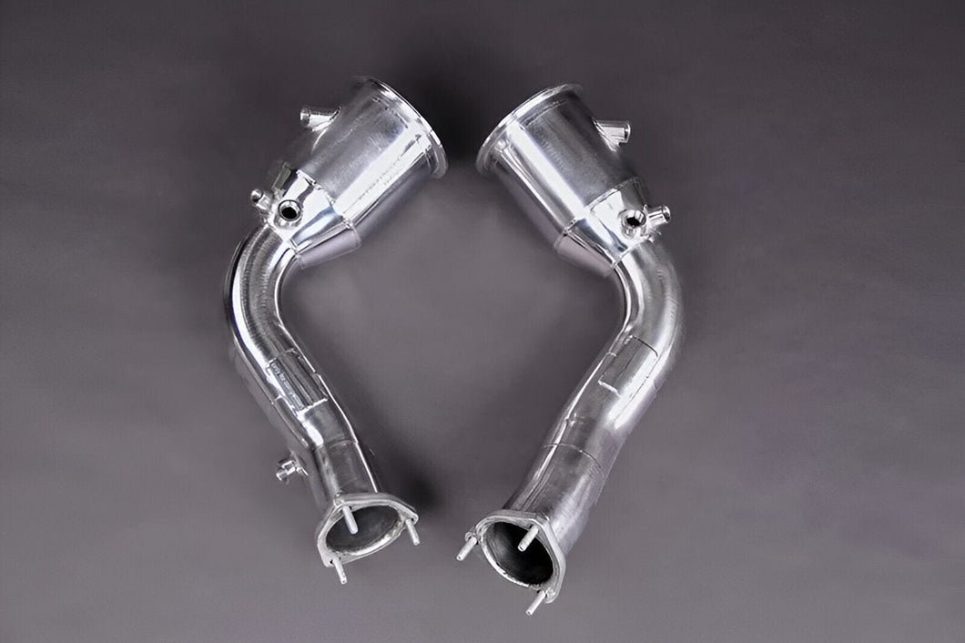 Audi RS6 (2020-) C8 Capristo Downpipes (250 Cell)
