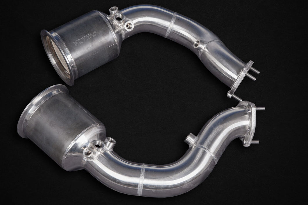 Audi RS (ALL YEARS) Capristo Set downpipes with 250 cells Sportcat