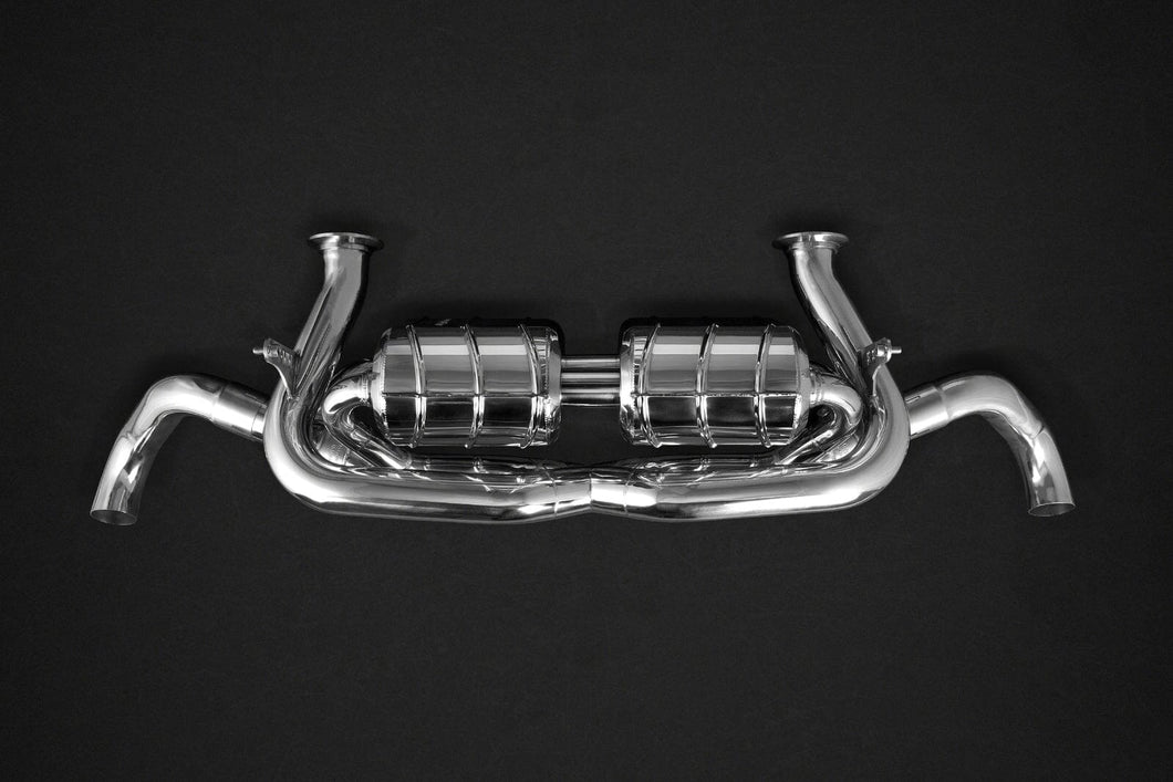 Audi R8 (Gen2) Capristo Valved Exhaust System Kit (With Catalytic Converters)