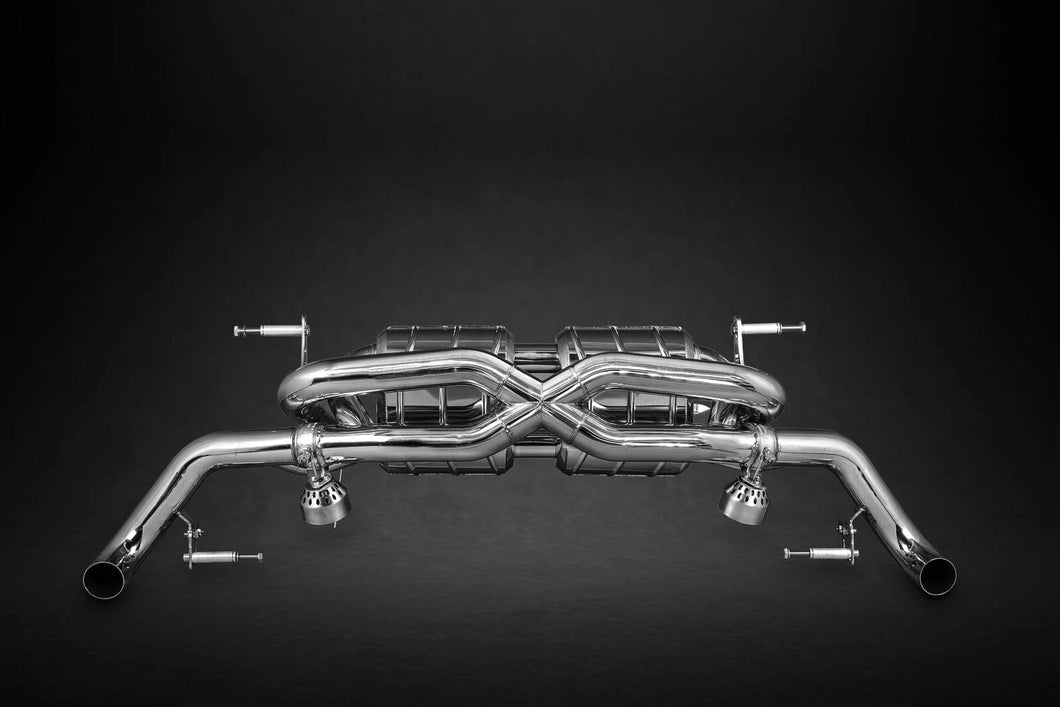 Audi R8 (Gen2) Capristo Valved Exhaust System Kit (With Catalytic Converters)
