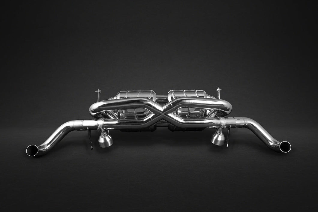 Audi R8 (Gen2) Capristo Valved Exhaust System Kit (With Catalytic Converters)