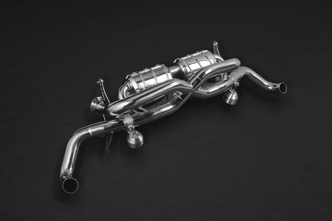Audi R8 (Gen2) Capristo Valved Exhaust System Kit (Without Catalytic Converters)