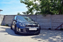 Load image into Gallery viewer, Volkswagen Golf GTI (2008-2012) Mk6 Maxton Design Front Splitter V2
