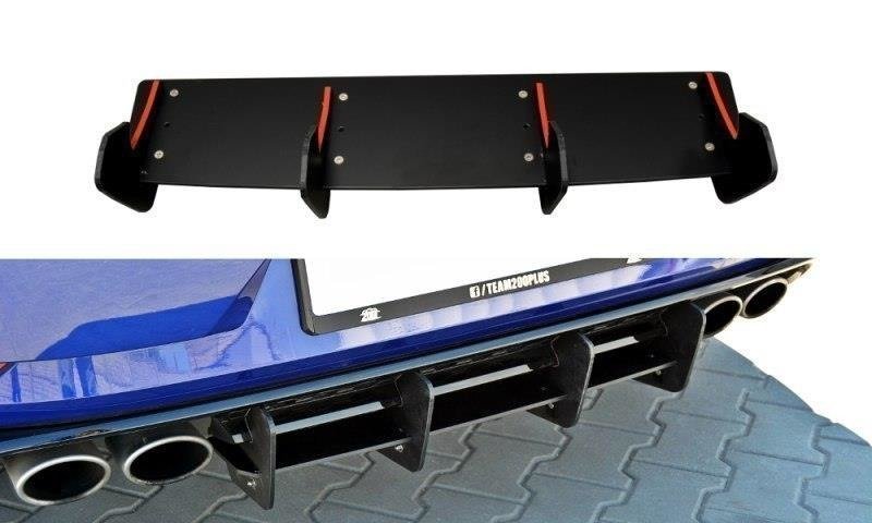 Volkswagen Golf (ALL YEARS) MK7 Maxton Design Rear Diffuser V.W Golf Mk7.5 R (Facelift)
