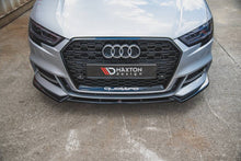 Load image into Gallery viewer, Audi A3 (ALL YEARS) 8V Maxton Design Front Splitter Audi S3 / A3 S-Line 8V FL V3
