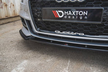 Load image into Gallery viewer, Audi A3 (ALL YEARS) 8V Maxton Design Front Splitter Audi S3 / A3 S-Line 8V FL V3
