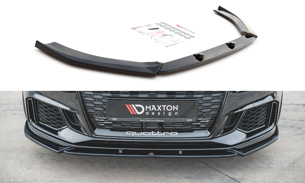 Audi RS3 (2017-2021) 8V Maxton Design Facelift Front Splitter Lip V4