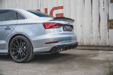 Load image into Gallery viewer, Audi S3 (ALL YEARS)  Maxton Design Audi S3 Sedan Facelift Rear Diffuser Valance
