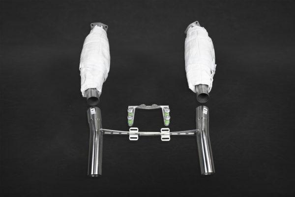 Ferrari F430 Challenge (2005-2010) Capristo Resonated Racing Exhaust (with Heat Blankets) 02FE023.CHALLENGE.RES