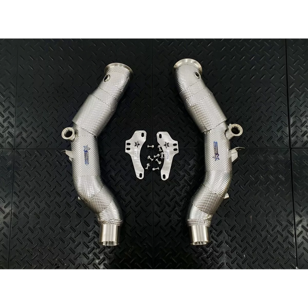 Ferrari F8 (2019-2023) Redstar Catless Downpipes