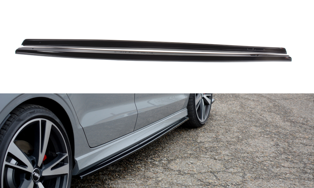 Audi Rs3 (ALL YEARS) 8V Maxton Design Audi RS3 8V Facelift Sedan Side Skirts