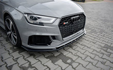 Load image into Gallery viewer, Audi RS3 (2017-2021) 8V. Sedan Maxton Design Front Splitter Lip V.1
