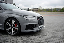 Load image into Gallery viewer, Audi RS3 (2017-2021) 8V. Sedan Maxton Design Front Splitter Lip V.1
