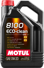 Load image into Gallery viewer, Motul 8100 Eco-clean 0W-20 Synthetic Fuel Economy Oil
