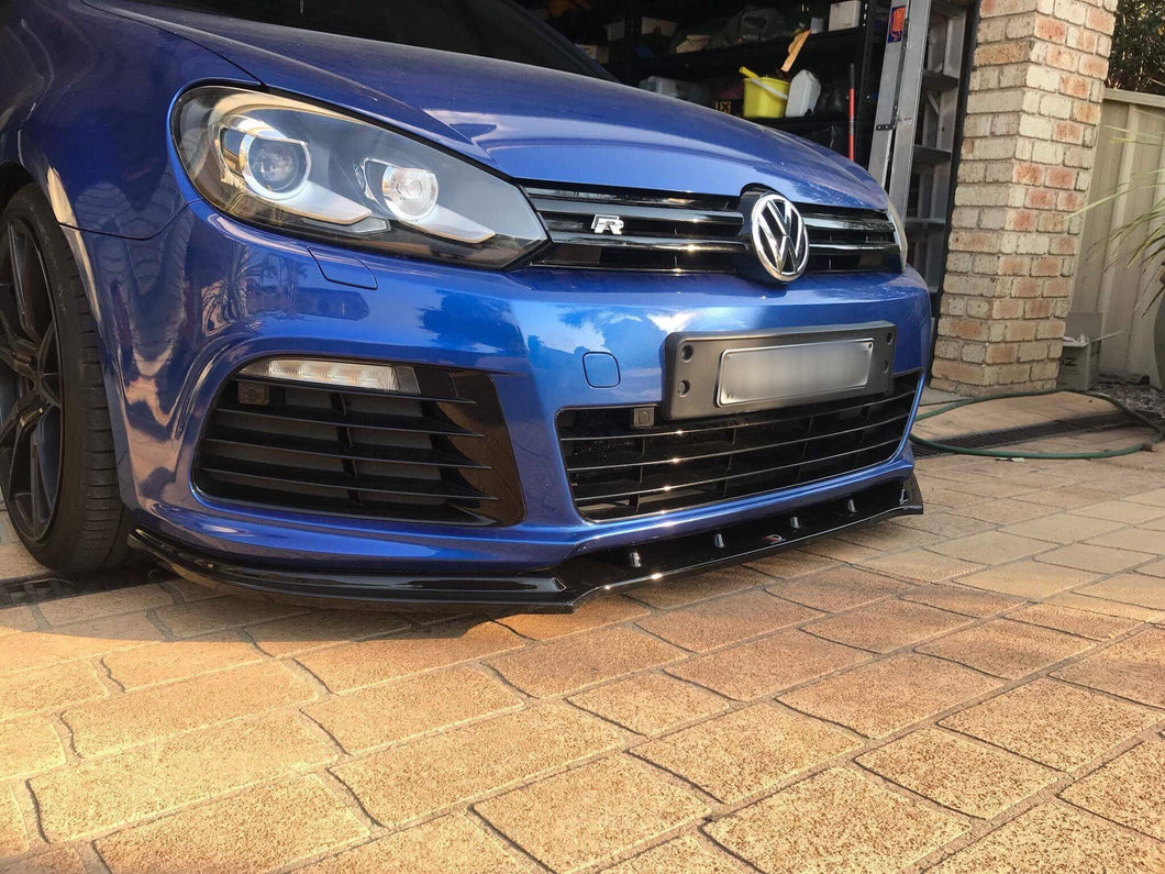 Volkswagen Golf (ALL YEARS) MK6 Maxton Design Front Splitter VW Golf Mk6 R Front Lip