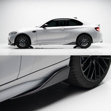 Load image into Gallery viewer, M Performance Style Side Skirt / Winglet Pre-Pregged Dry Carbon Fiber for BMW M2 F87 16-21
