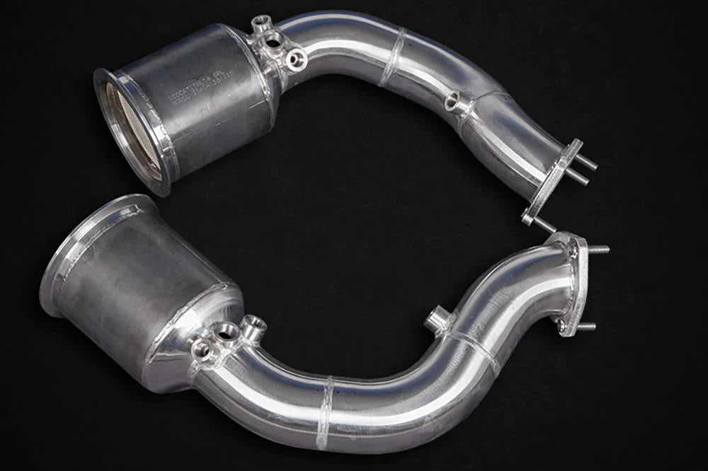 Porsche Cayenne (ALL YEARS) Porsche Cayenne V8 BiTurbo 536 Downpipes With 200cpsi Catalytic Converters 02PO07703025