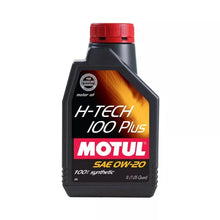 Load image into Gallery viewer, Motul H-Tech 100 Plus 0W-20 100% Synthetic Oil

