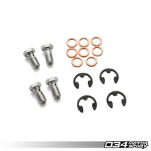 Load image into Gallery viewer, 034-303-0017 - 034Motorsport STAINLESS STEEL BRAIDED BRAKE LINE KIT, 8P AUDI A3 &amp; MKVI VOLKSWAGEN GOLF/RABBIT/GTI/JETTA/GLI W/ BOSCH CALIPERS
