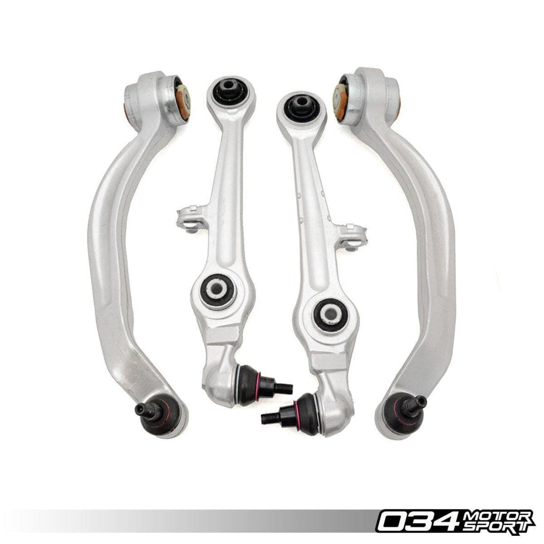 034-401-1013 - 034Motorsport Density Line Lower Control Arm Kit, Audi B5/C5 A4/S4 & A6, B5 Volkswagen Passat with Steel Uprights