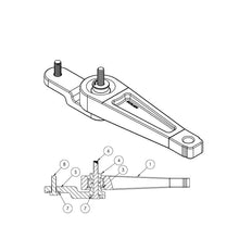 Load image into Gallery viewer, 034-509-1016 - 034Motorsport Billet Dogbone Mount, Volkswagen Golf MK5/6 GTI &amp; Jetta, Audi 8J/8P TT/A3/S3 2.0T FSI, 3.2 VR6 24V
