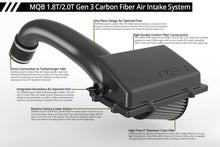 Load image into Gallery viewer, Volkswagen Golf GTi (2015-2021) MK7 034Motorsport X34 Carbon Fiber Open Top Cold Air Intake System
