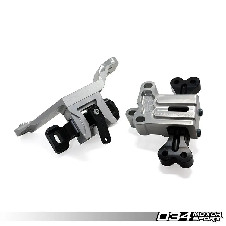 034-509-5033 - 034Motorsport Motorsport StreetSport Engine/Transmission Mount Pair, 8J Audi TTRS 2.5 TFSI 6-MT, Billet Aluminum