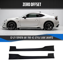 Load image into Gallery viewer, TRD V2 Style Side Skirts for 12-21 Toyota 86 (ZN6)/Subaru BRZ (ZC6)
