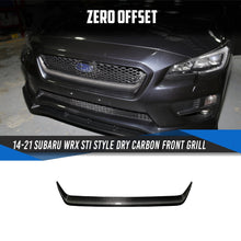 Load image into Gallery viewer, STI Style Dry Carbon Front Grill for 14-17 Subaru WRX
