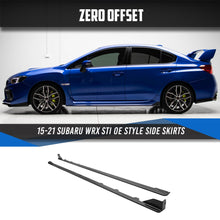 Load image into Gallery viewer, STI Style Side Skirts for 15-21 Subaru WRX
