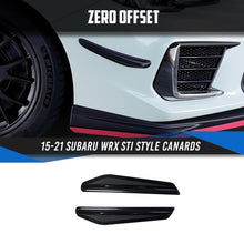 Load image into Gallery viewer, STI Style Canards for 15-21 Subaru WRX &amp; Levorg
