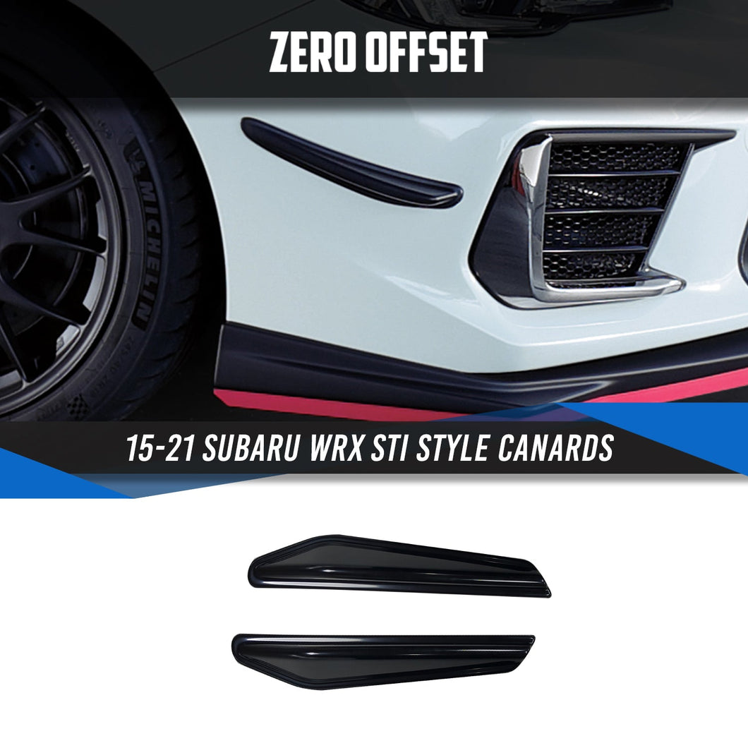 STI Style Canards for 15-21 Subaru WRX & Levorg
