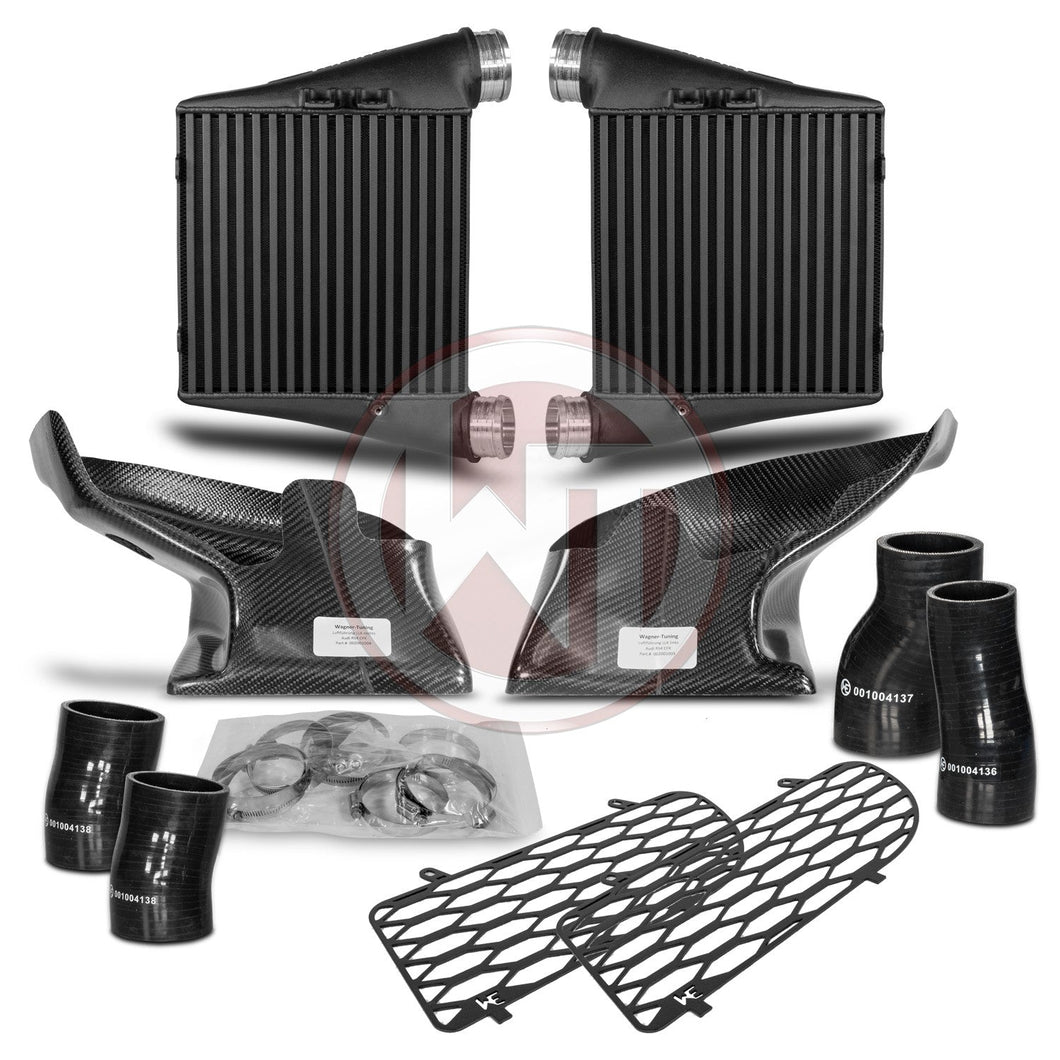 Audi RS4 (1999-2001)  B5 Gen2 Competition Intercooler + Piping + Carbon Ducts Kit - 200001139 Wagner Tuning