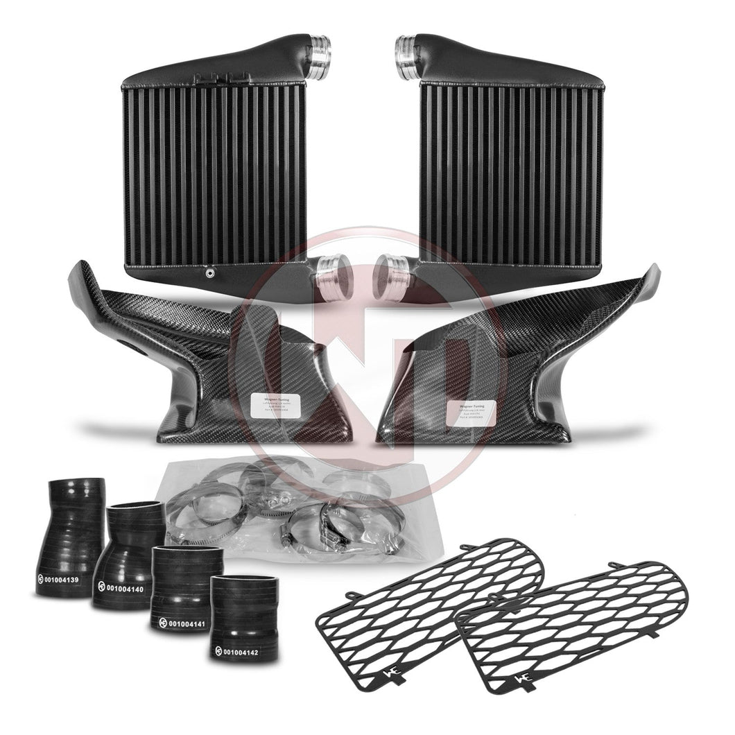 Audi RS4 (1999-2001)  B5 EVO 2 Competition Intercooler + Piping + Carbon Ducts Kit - 200001140 Wagner Tuning